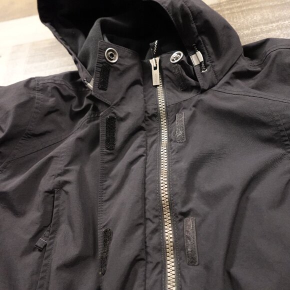 Lands’ End Squall Parka Women’s 1X Petite (16W–18W) Black Waterproof Windproof - Picture 9 of 16